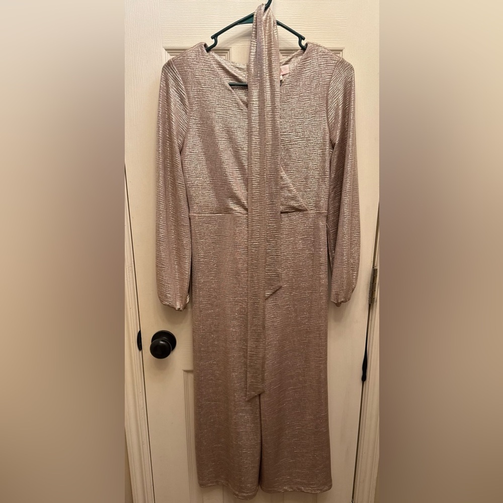 Like New GB Elegant Metallic Jumpsuit size teen/youth 12